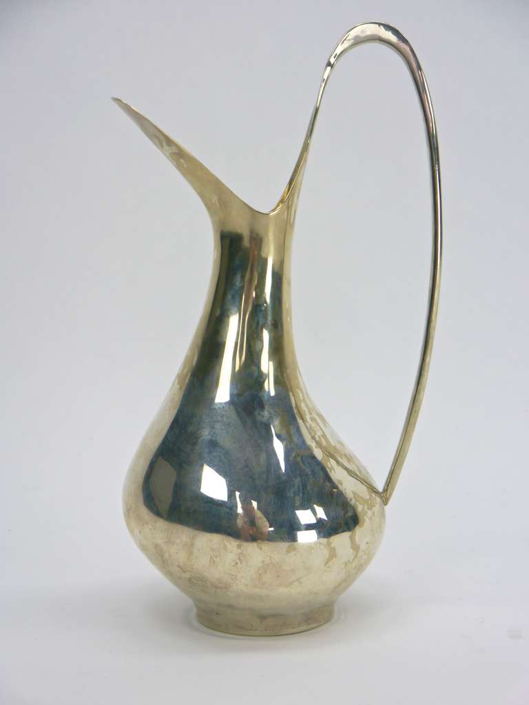 "Pregnant Duck" water pitcher in the manner of Henning Koppel