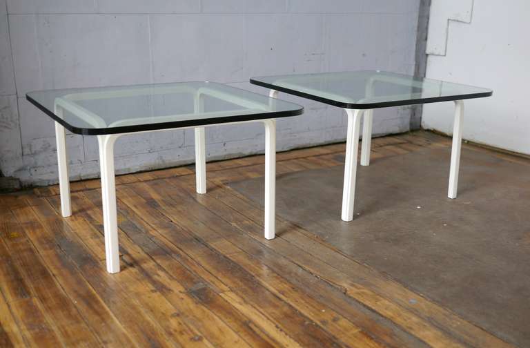 Mid-20th Century Pair of Cocktail Tables by Alvar Aalto For Sale