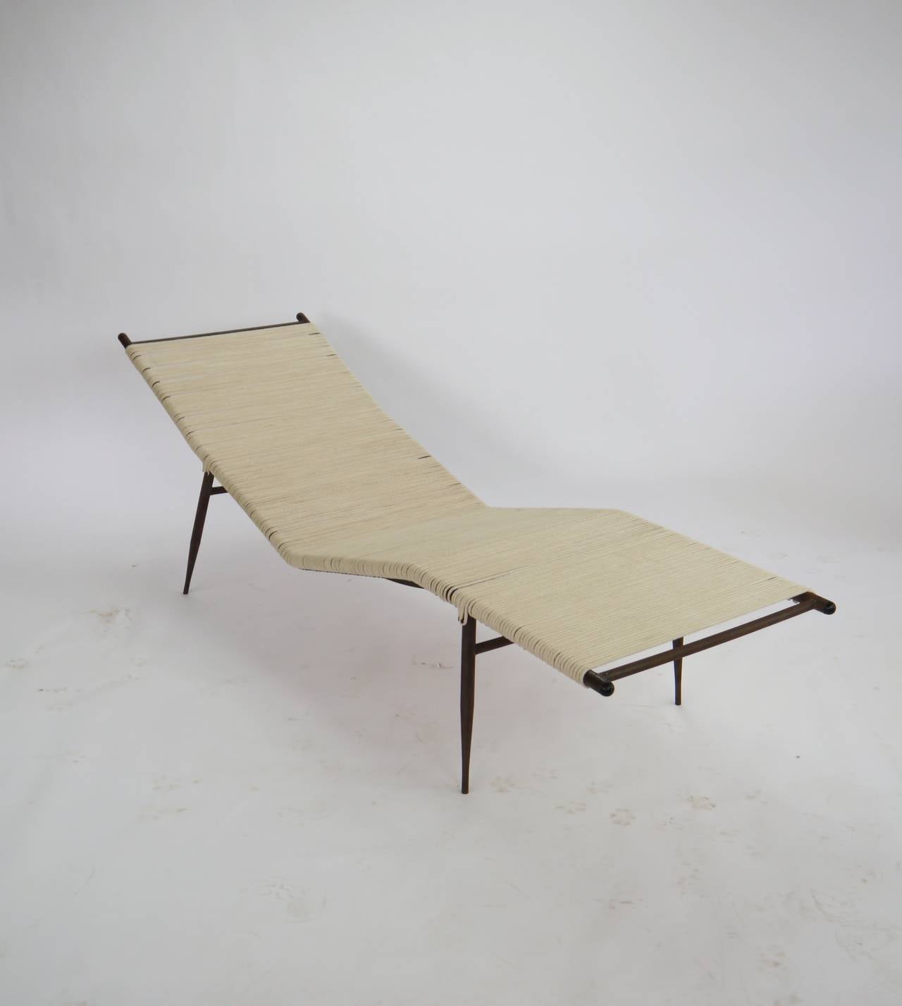 North American Exceptional Mid Century Chaise Longue