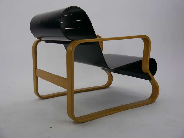 Mid-Century Modern Vintage Paimio Lounge Chair by Alvar Aalto for Artek