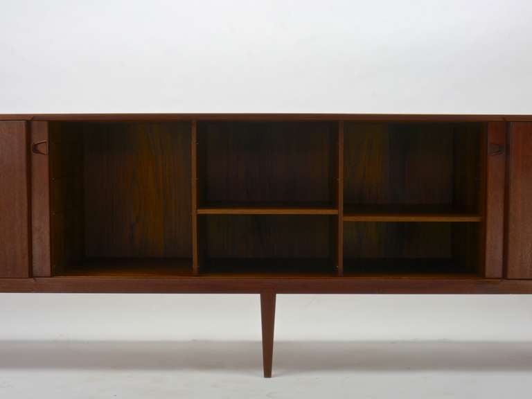 Danish Monumental Teak Credenza by Rosengren Hansen