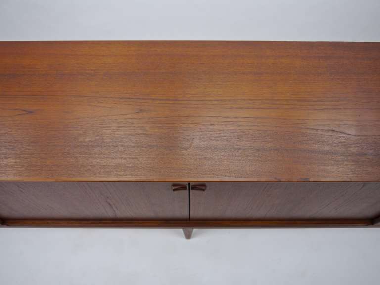 Mid-20th Century Monumental Teak Credenza by Rosengren Hansen