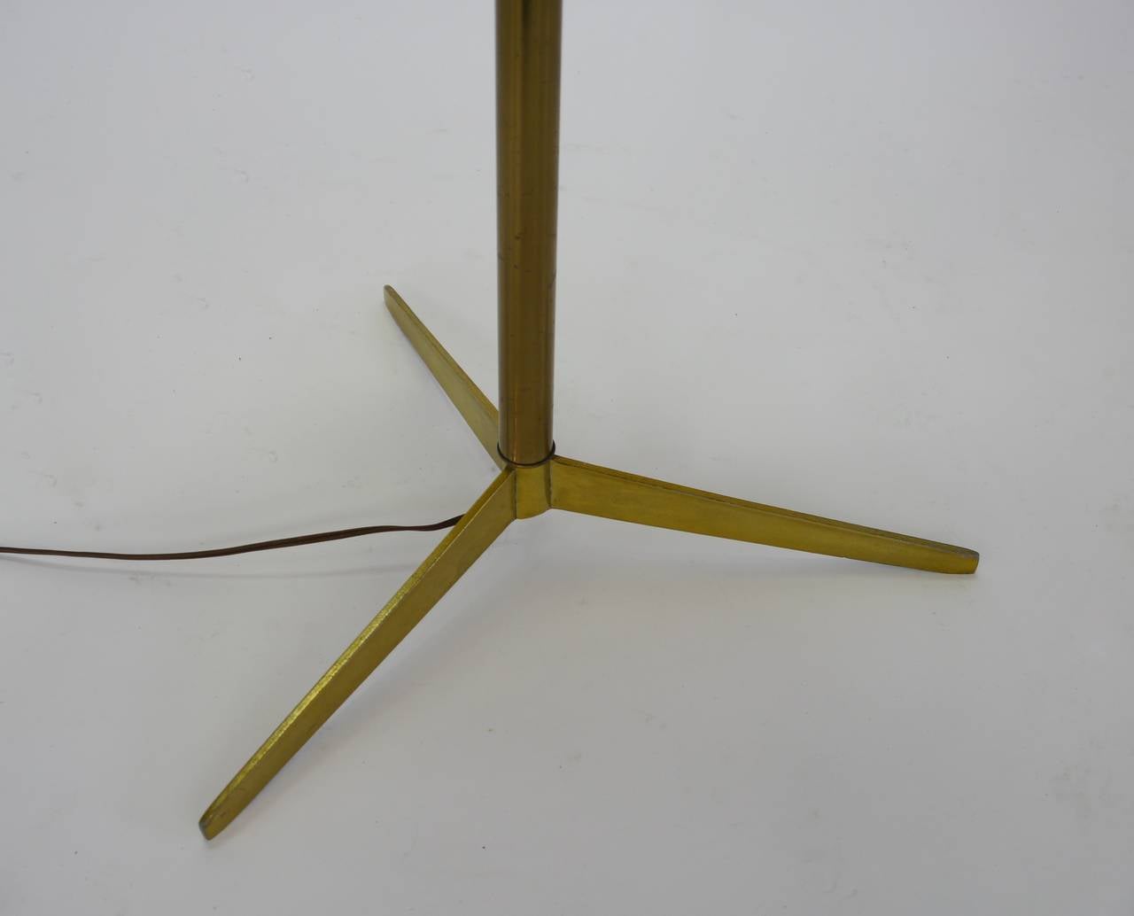 20th Century Mid-Century Lamp in Brass and Marble by Laurel