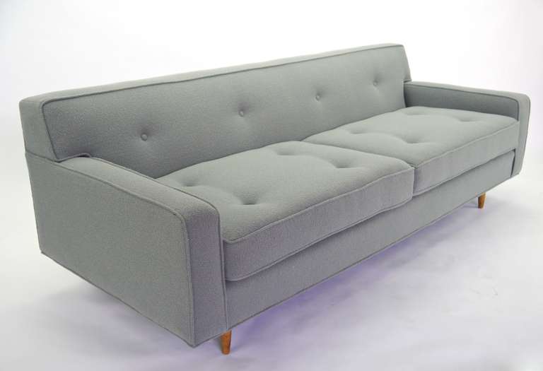 American Compact Mid-Century Sofa For Sale