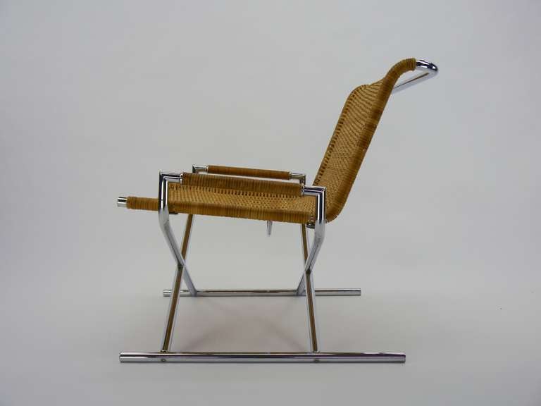 Mid-Century Modern Ward Bennett Sled Lounge Chair