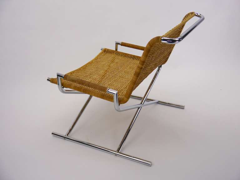 Mid-20th Century Ward Bennett Sled Lounge Chair