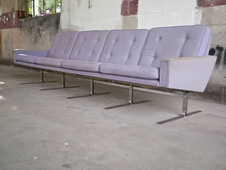 Danish Sofa by Poul Norreklit for Hovedstadens Møbelfabrik In Good Condition For Sale In Hadley, MA