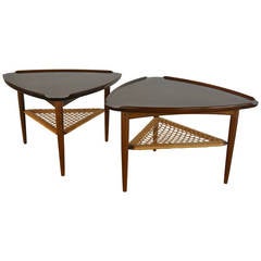 Pair of Danish Tables by Poul Jensen