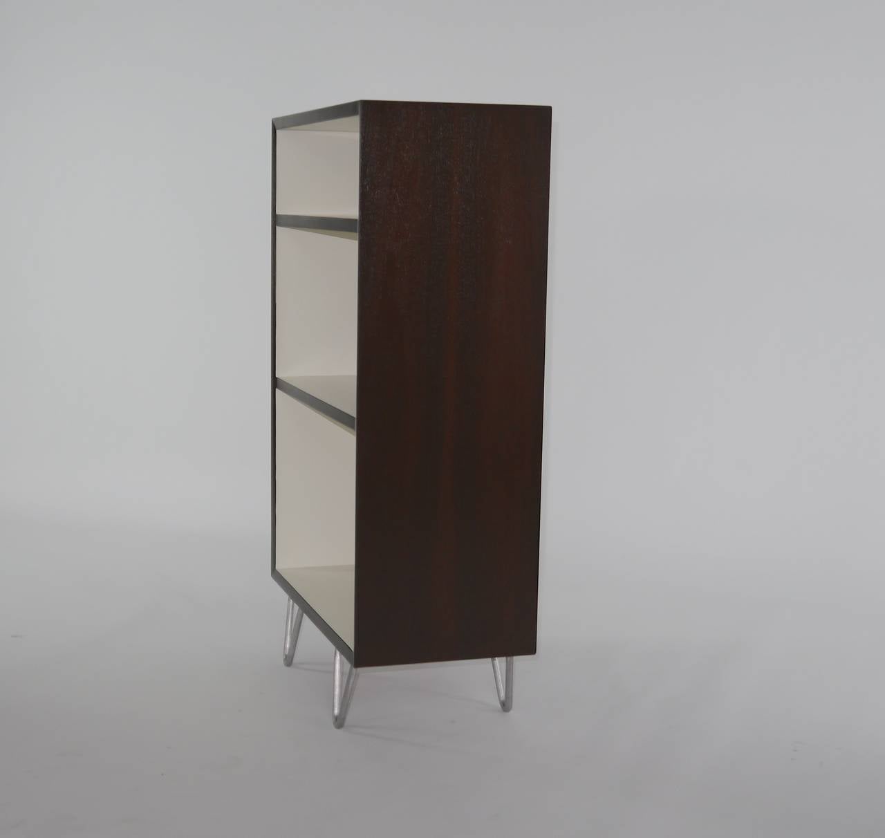Mid-Century Modern BCS Bookcase on hairpin legs by George Nelson