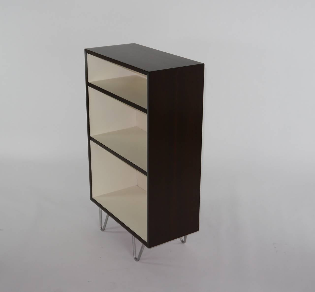 20th Century BCS Bookcase on hairpin legs by George Nelson