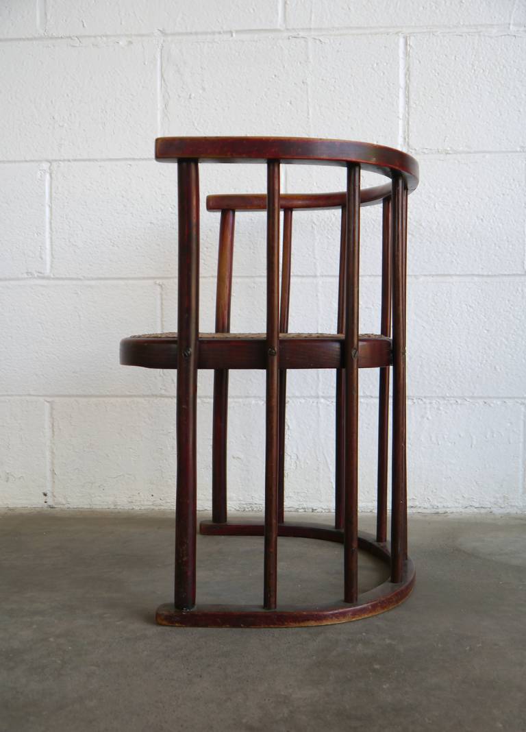 Chaise d'enfant rare de Josef Hoffmann pour Thonet Bon état à Hadley, MA