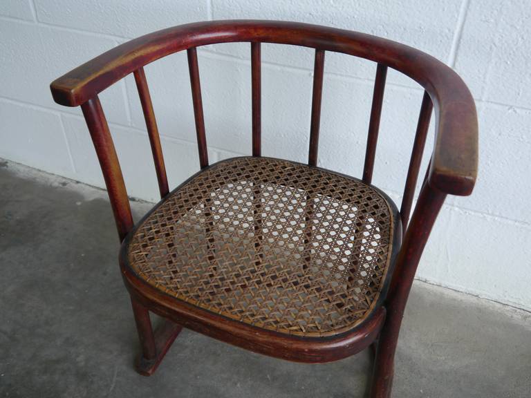 Chaise d'enfant rare de Josef Hoffmann pour Thonet 1