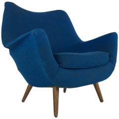 Sculptural Lounge Chair by Lawrence Peabody for Selig