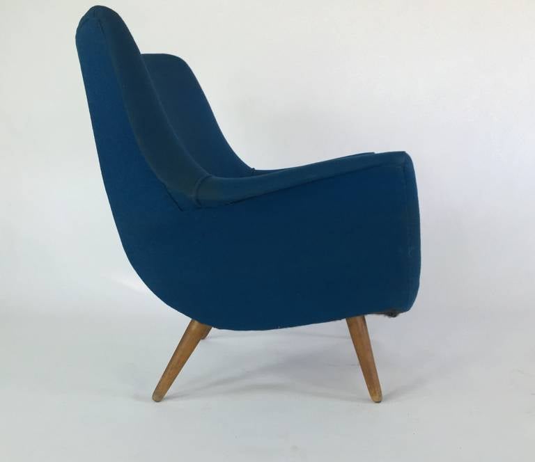 American Sculptural Lounge Chair by Lawrence Peabody for Selig For Sale