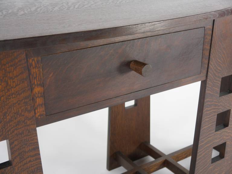 Table designed by Charles Rennie Mackintosh In Excellent Condition For Sale In Hadley, MA