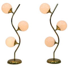 Pair of decorative table lamps by Laurel