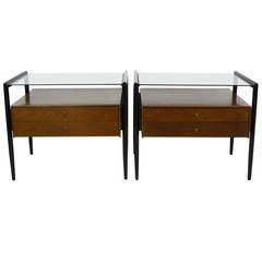 Pair of Drexel Parallel Group Nightstands