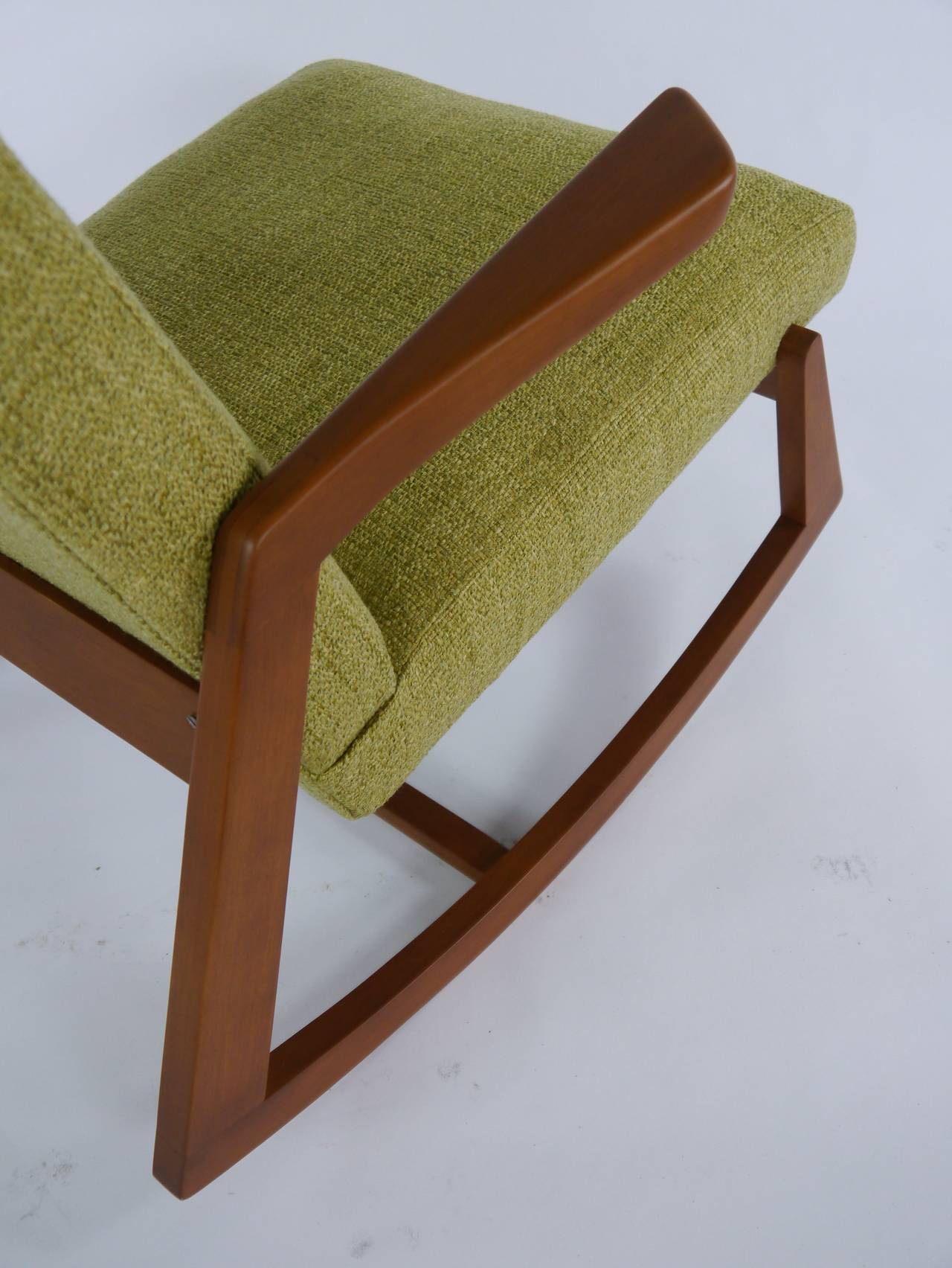 Rare Rocker Chair by Ralph Rapson for Knoll In Excellent Condition In Hadley, MA