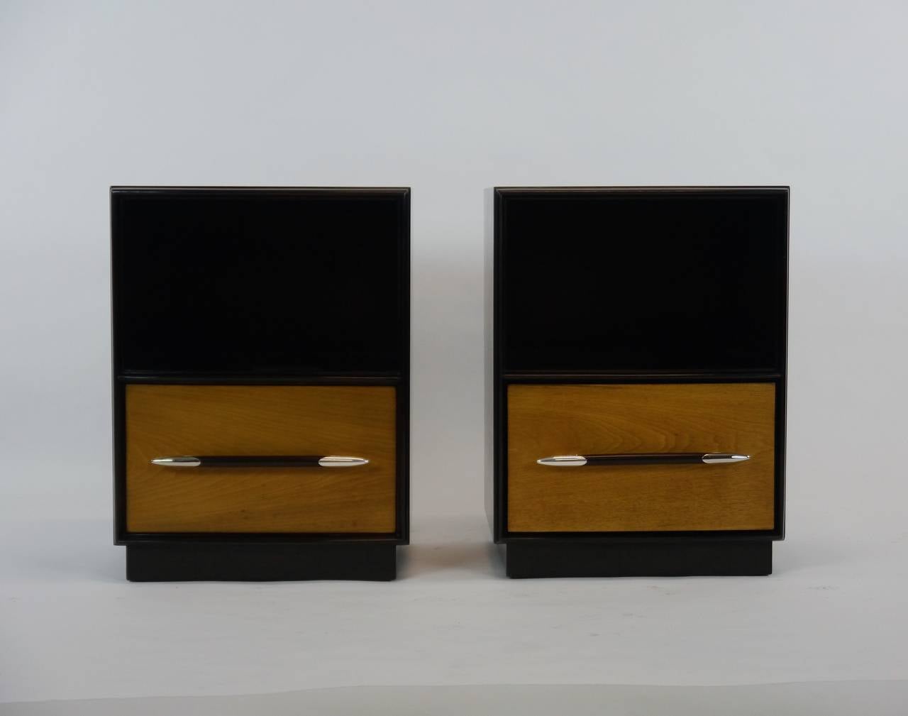 American Tulip Collection Nightstands by T.H. Robsjohn-Gibbings for Widdicomb