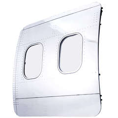 Contemporary Mirror Polished Aircraft Fuselage Wall Art