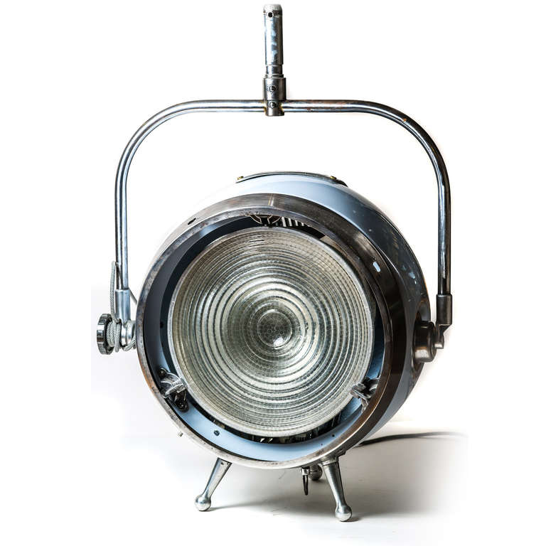 British 1950s Mole Richardson Sputnik Film Light For Sale