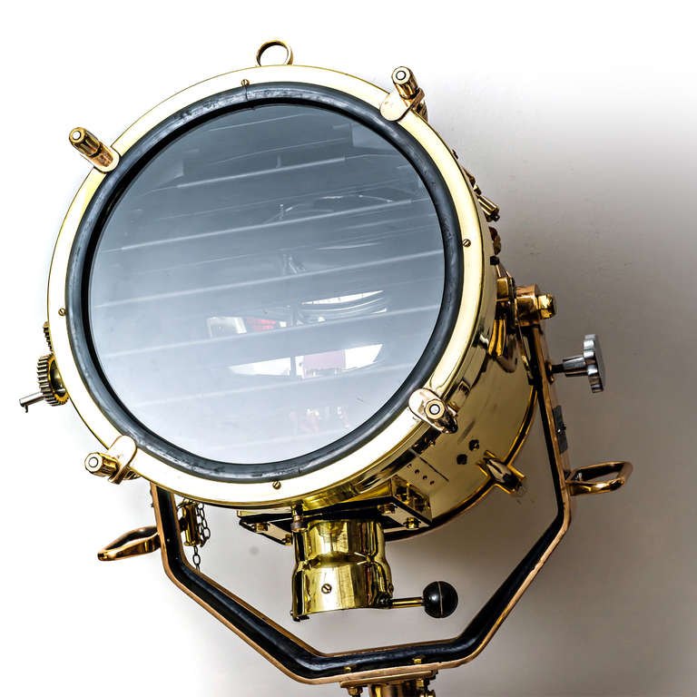 Brass Naval Searchlight, 1980s