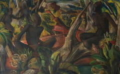 Paul Bough Travis - Jungle Courting Scene Jungle Courting Scene