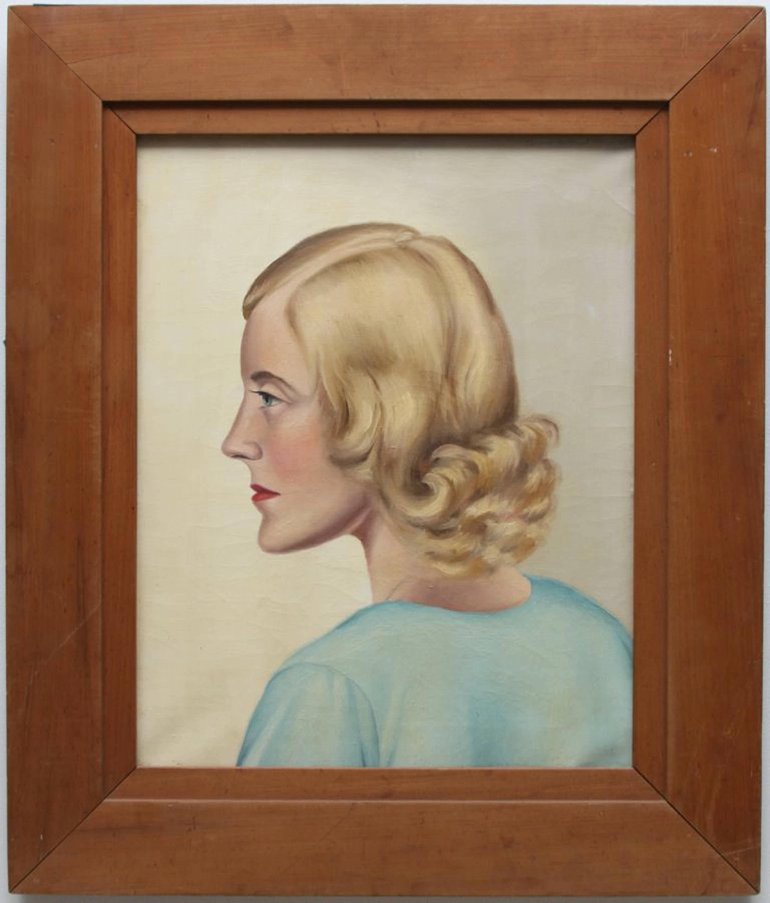 Blonde - Painting by Clarence Holbrook Carter