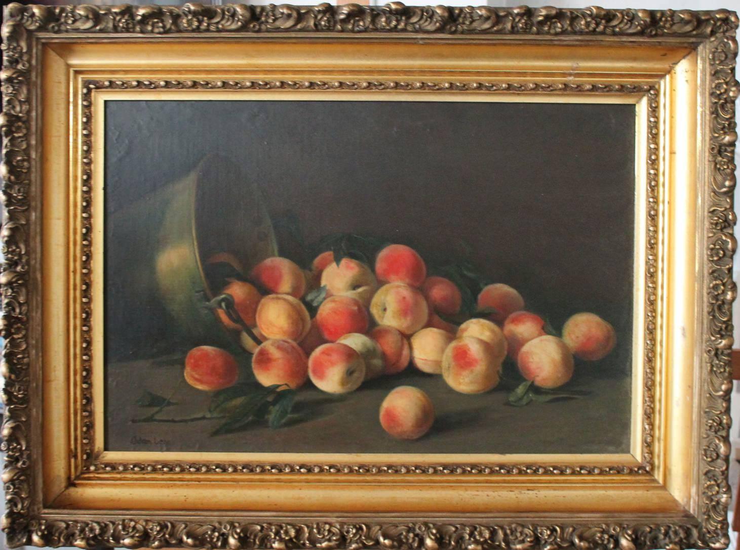 Adam Lehr Still-Life Painting - Peaches