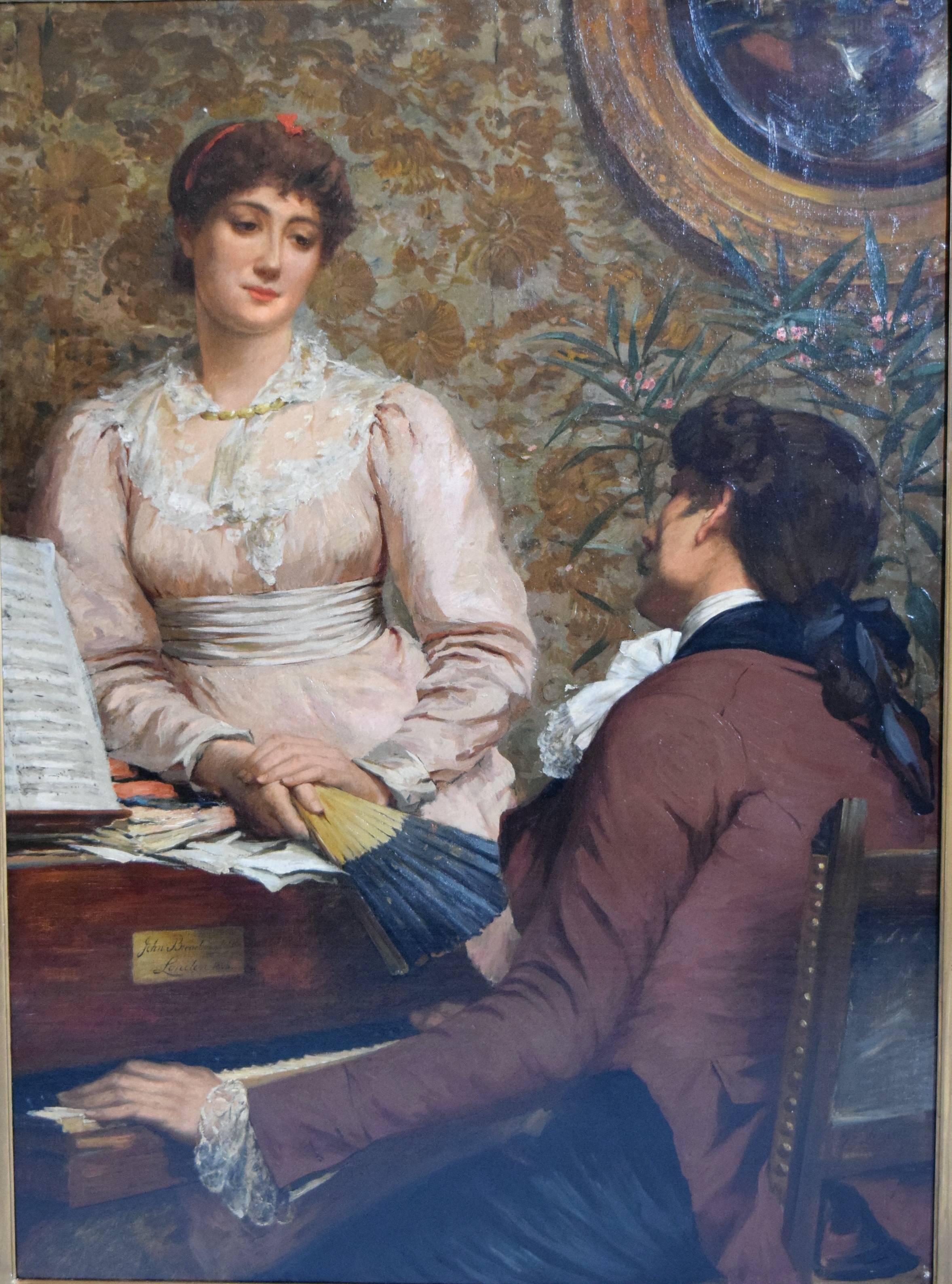 The Singing Lesson - Painting by William Lomas