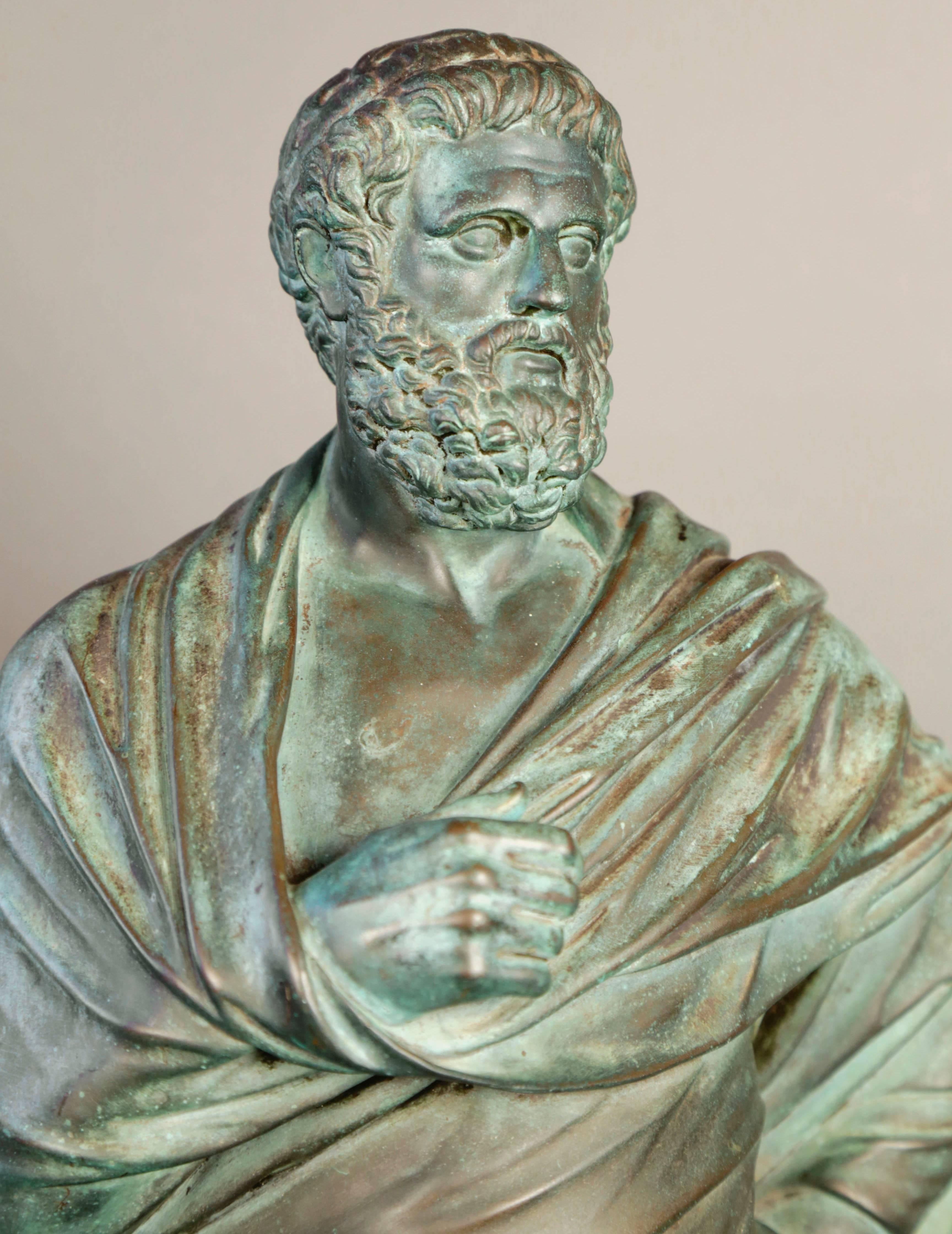 Bronze Figure of Sophocles For Sale 1