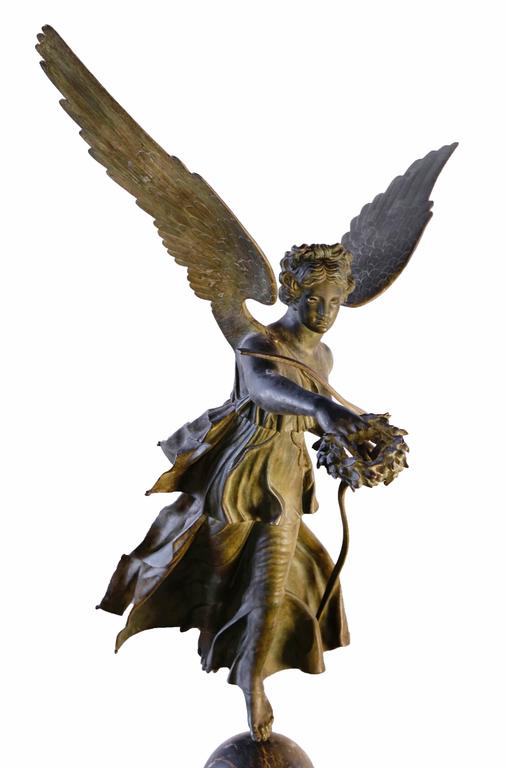 Unknown - Italian Bronze Figure of Nike, or Winged Victory For Sale at  1stDibs