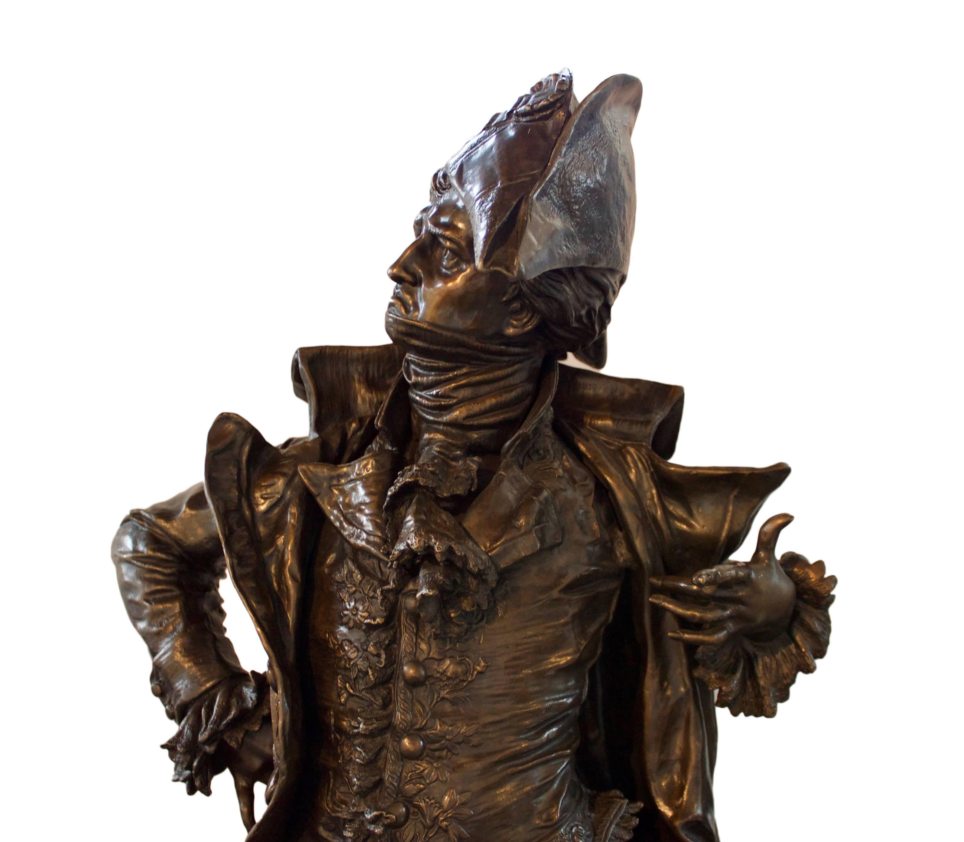 Bronze Sculpture of a Dandy For Sale 2