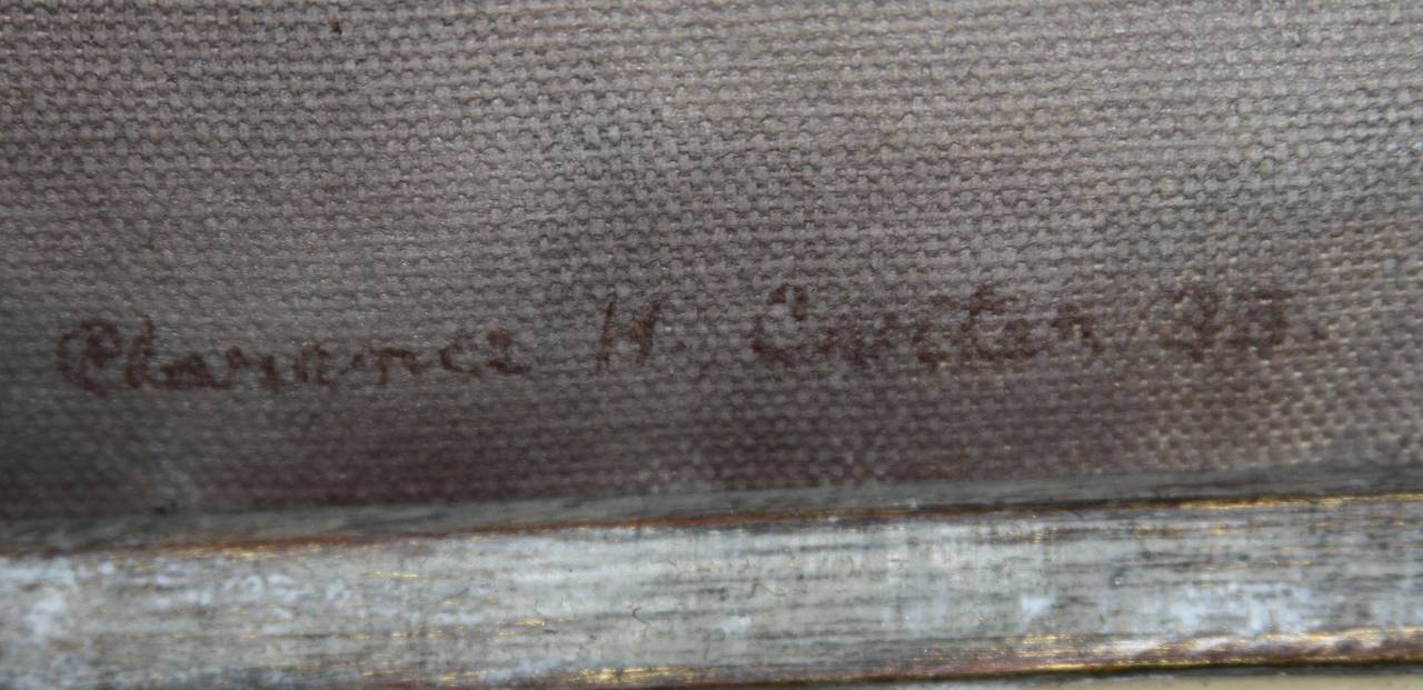 Signed and dated lower left: Clarence H. Carter 35