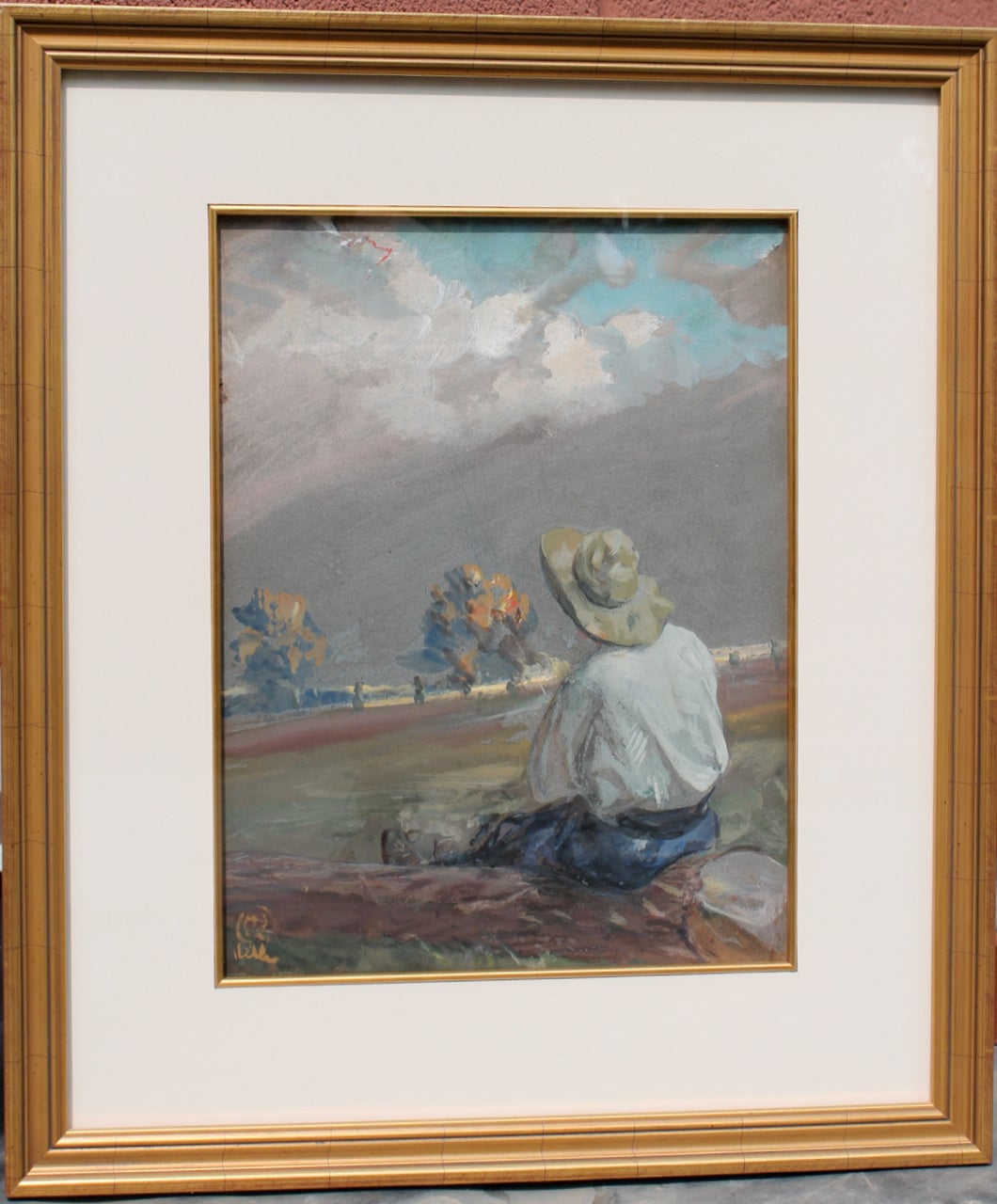 The Kite Flyer - Painting by Henry George Keller