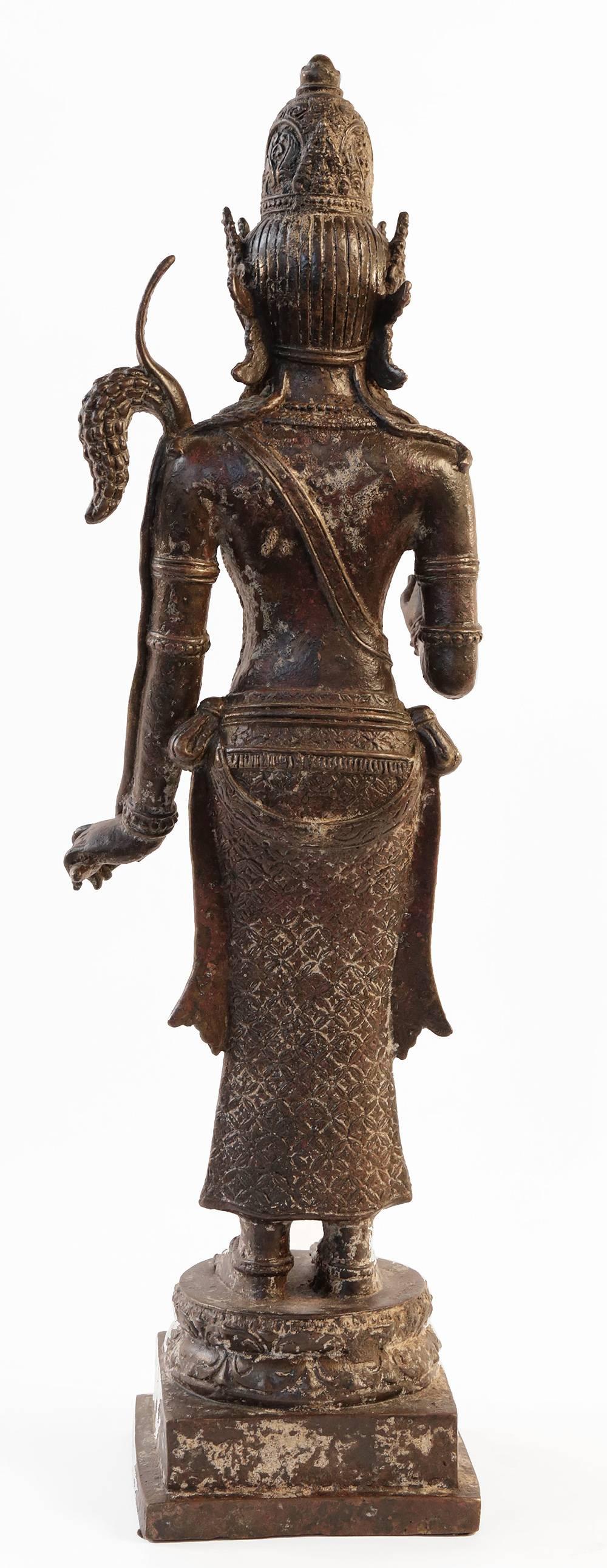 15th/16thc. Javanese Bronze Rice Goddess For Sale 2