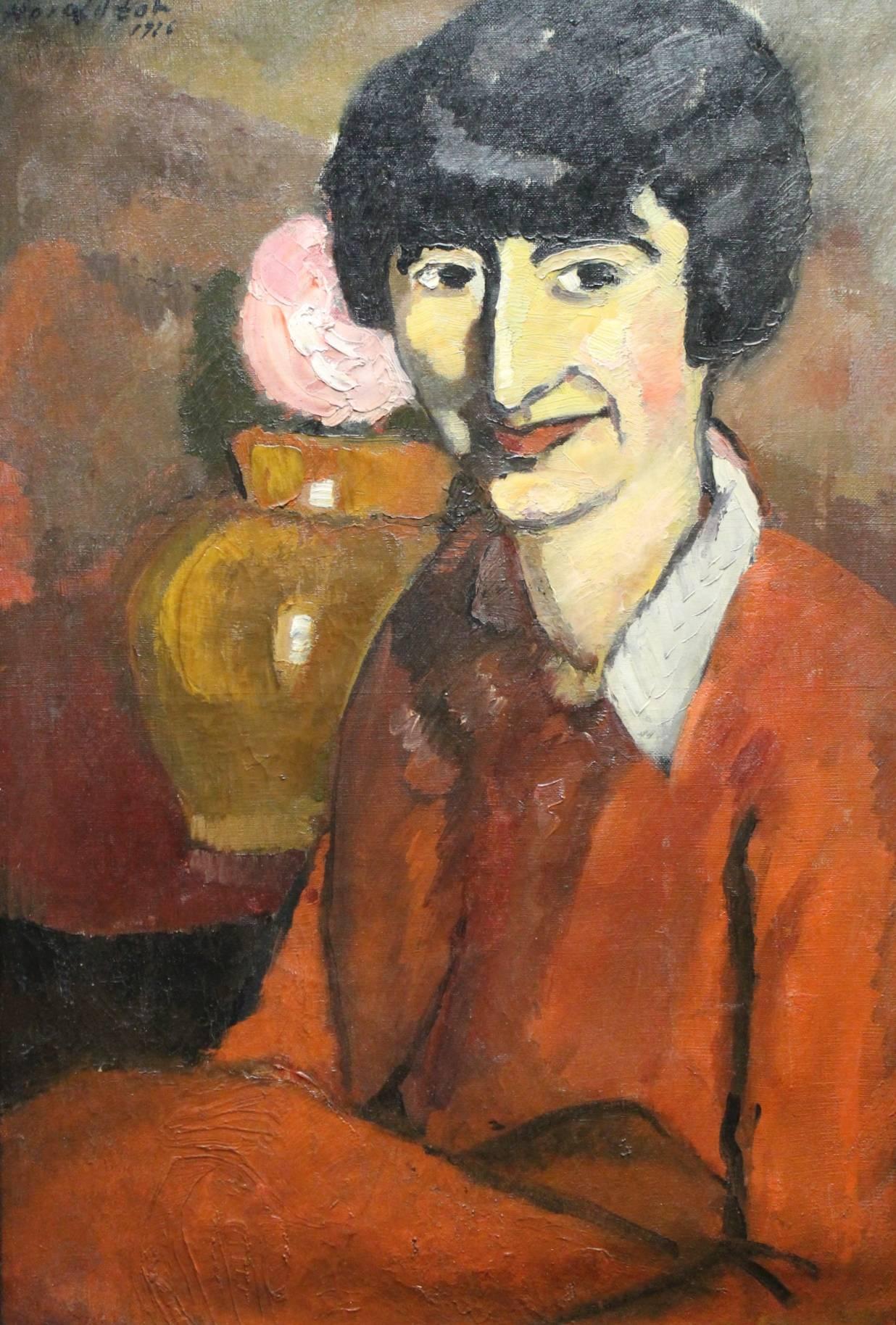 Harald Zaki Portrait Painting -  Alice B. Toklas, 1926