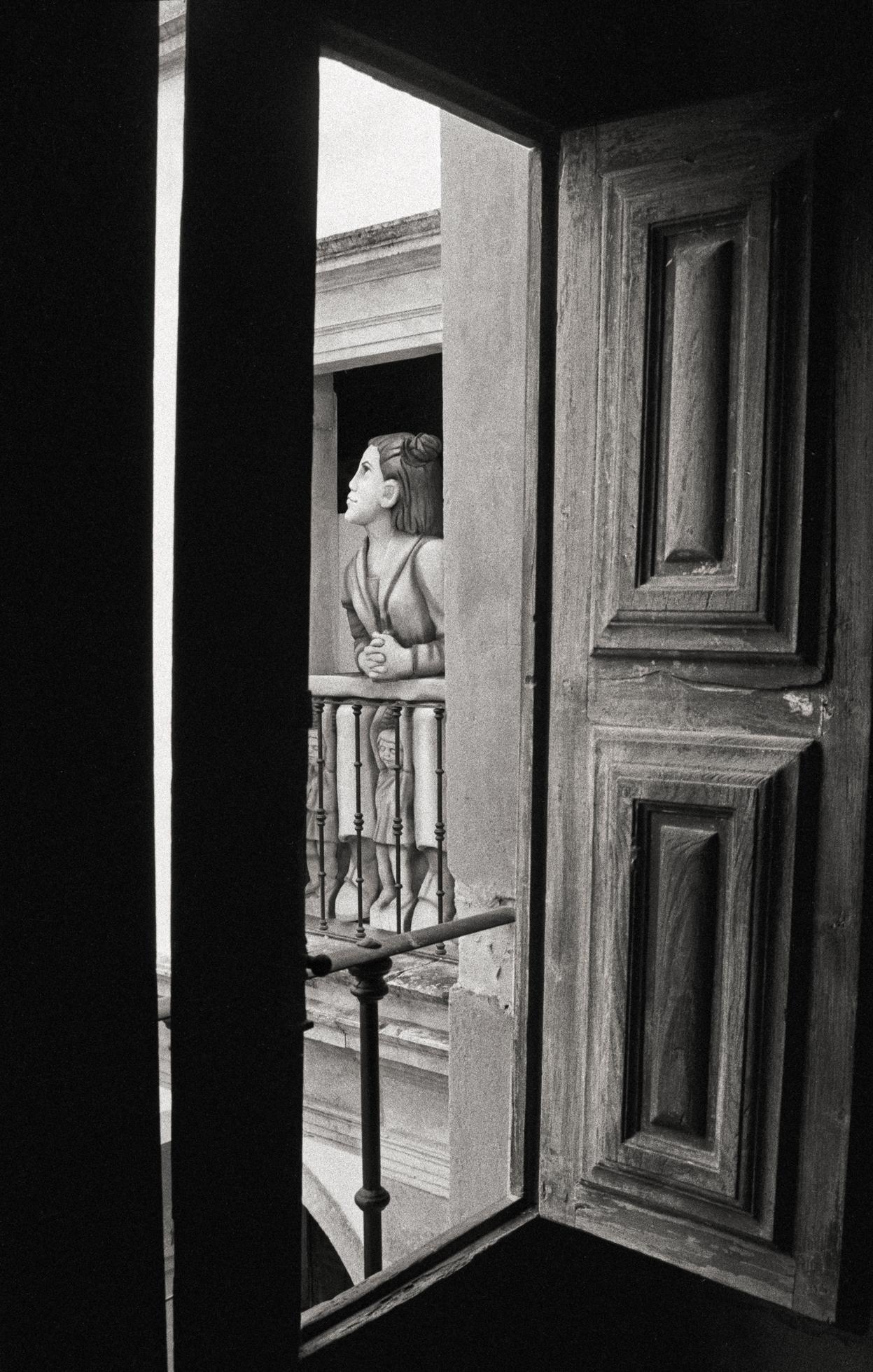 "Beauty at the Window" Black & White Photography Signed, Gelatin Silver Print