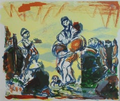 Per Kirkeby, Lithograph “The landing at Capri” 1979, Signed, EA