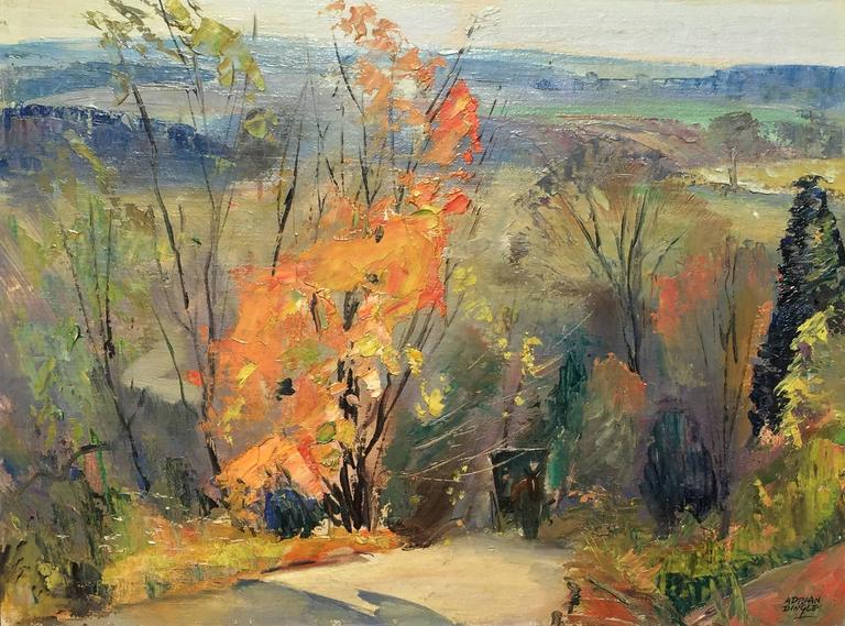 Adrian Dingle Landscape Painting - Road to Glen Williams