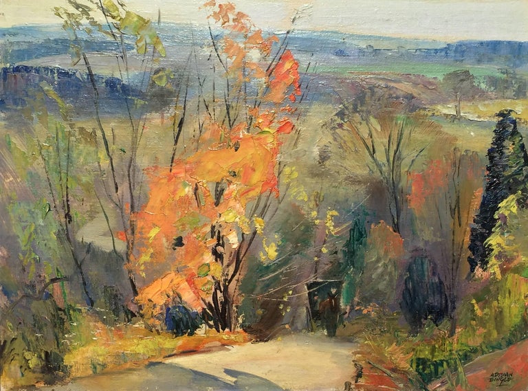 Adrian Dingle Landscape Painting - Road to Glen Williams