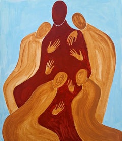 „Giver of Dreams II“, figurative Kunst auf Papier, europäische Kunst