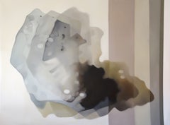 « Duplication II », peinture à l'huile abstraite sur toile, grand format, artiste polonais