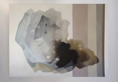 « Duplication II », peinture à l'huile abstraite sur toile, grand format, artiste polonais
