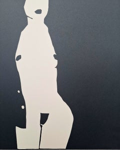 Black and white - XXI century, Young artist, Figurative print