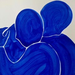 In ultramarine II, Figurative, Young art, Vibrant, European art