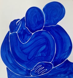 In ultramarine II, Figurative, Young art, Vibrant, European art