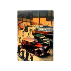 Brodway. Contemporary figurative Print, Pop art, Art deco, Polish artist