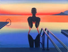 Sunset - XXI century, Contemporary art, Young artist, Figurative painting