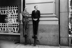Vintage Two Men on Standpipes